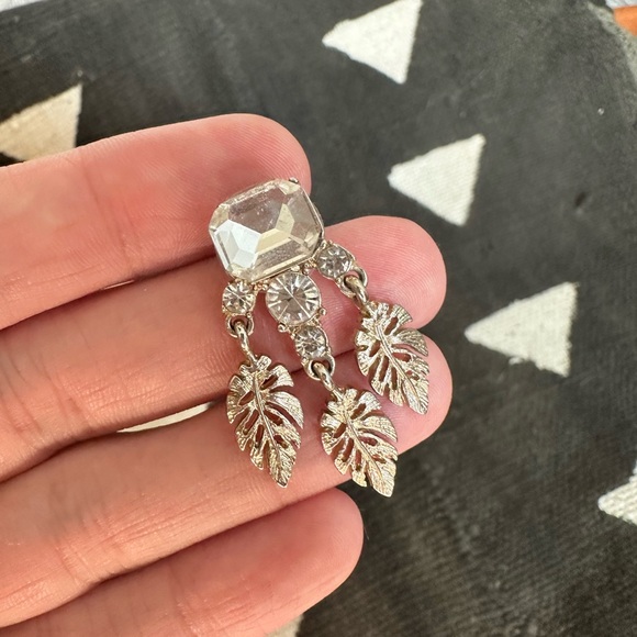 J.Crew Crystal and Gold Earrings - Picture 3 of 3